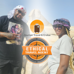 Journet Travel & Cruise Vacations, LLC has agreed to the Ethical Travel Agent standards of practice. When you work with us, you are rest assured that you are working with someone who will treat your vacation with the highest standards of care.